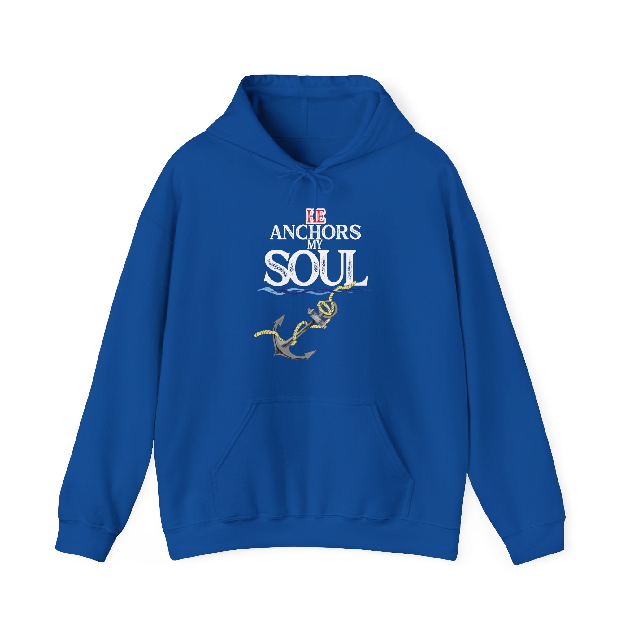 Anchor of My Soul Hoodie - Nautical Anchor & Rope Graphic Sweatshirt