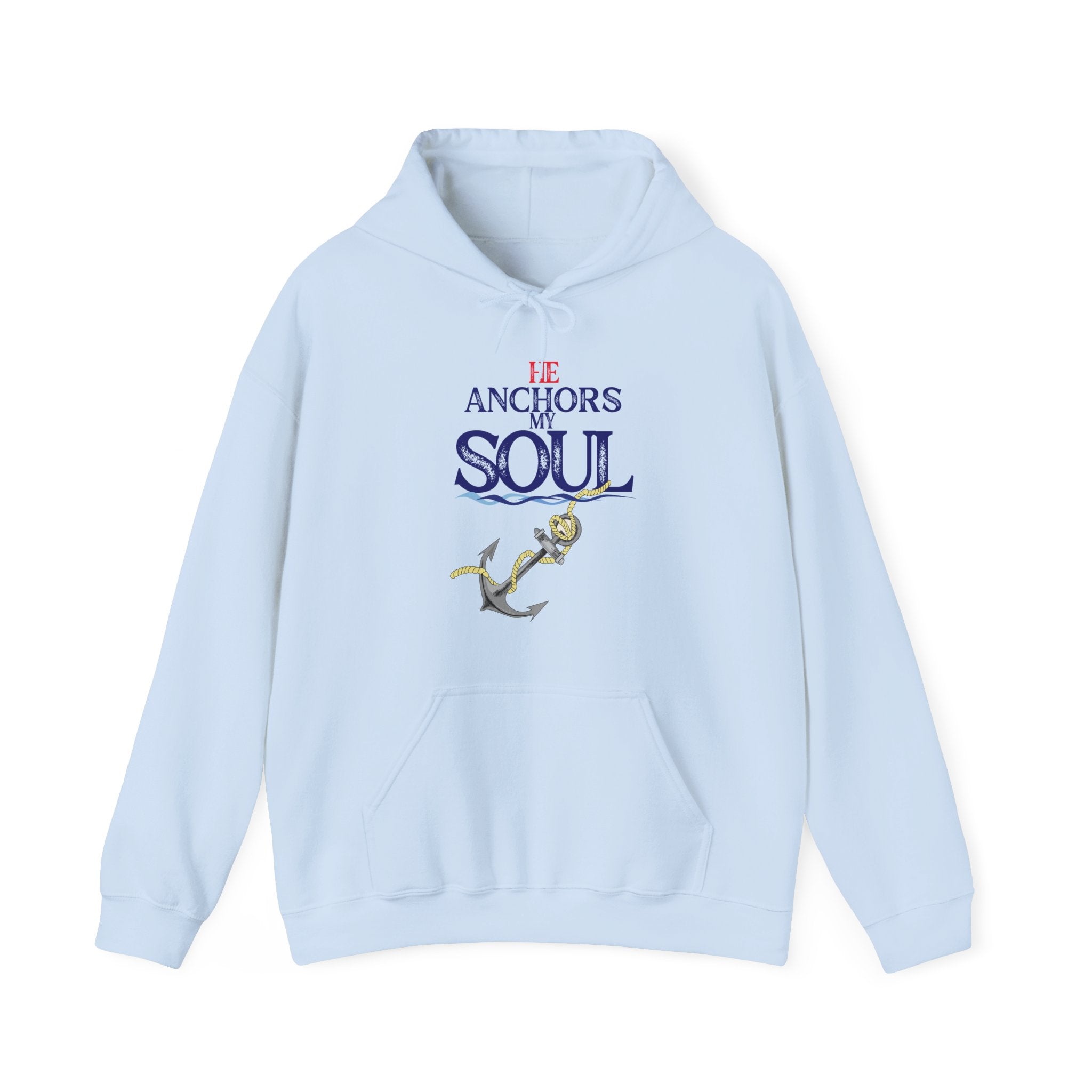 Anchor of My Soul Hoodie - Nautical Anchor & Rope Graphic Sweatshirt