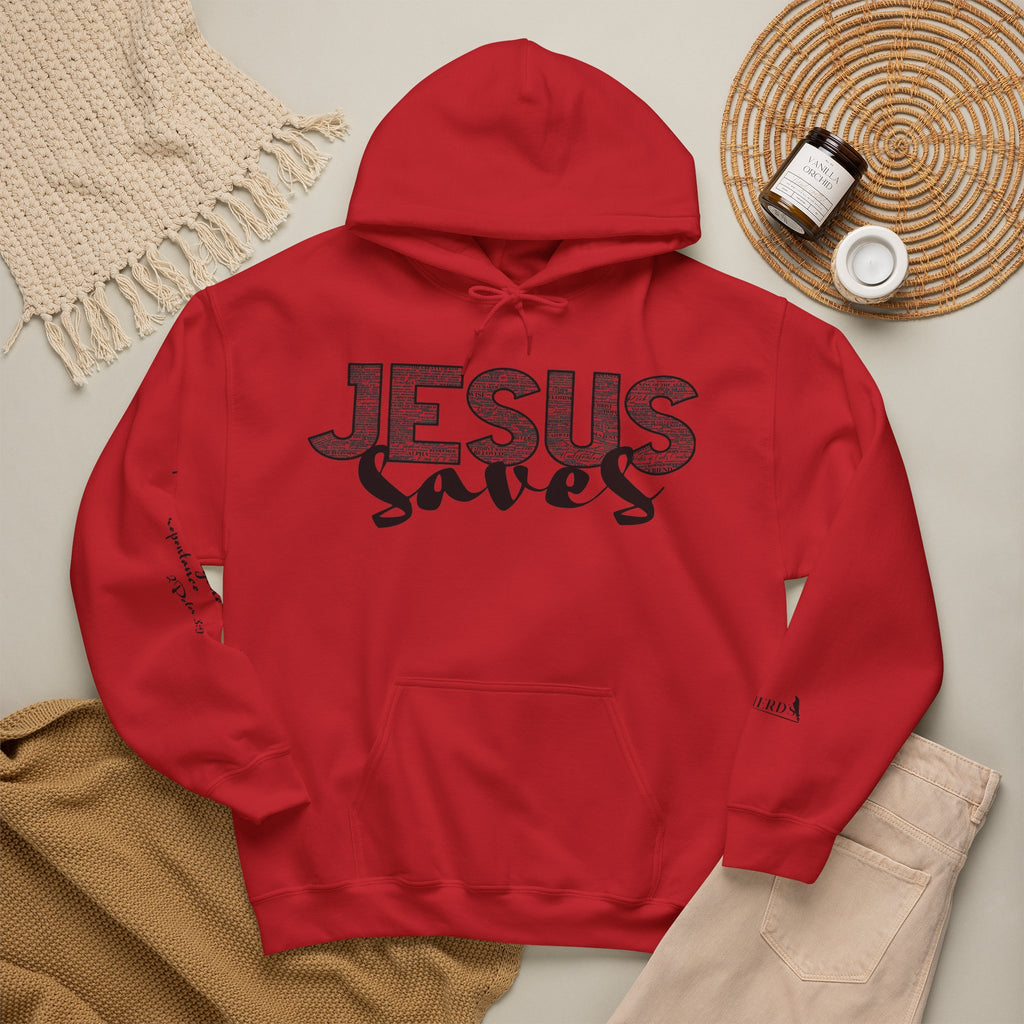Jesus Saves Hoodie — Christian Inspirational  (“You are reading this, it’s not too late”)