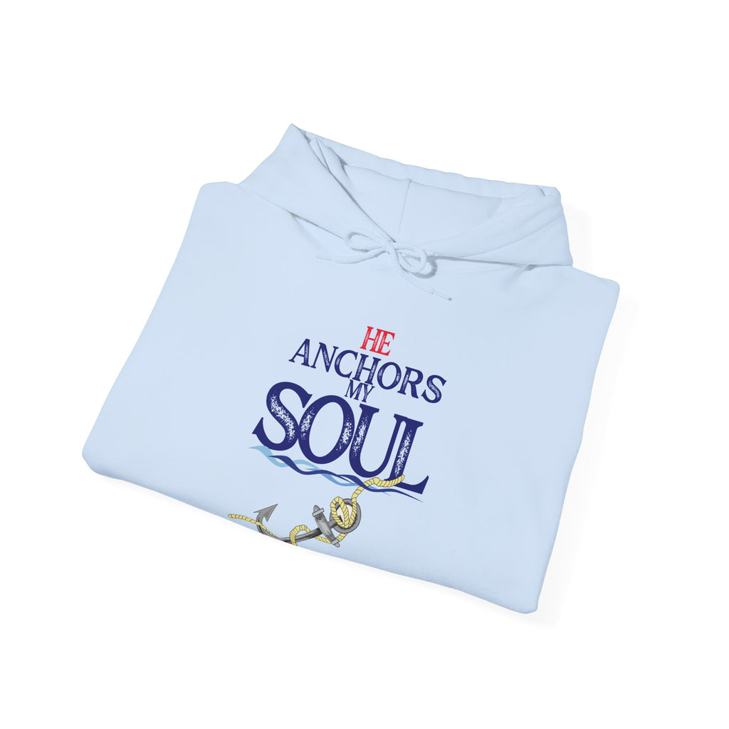 Anchor of My Soul Hoodie - Nautical Anchor & Rope Graphic Sweatshirt