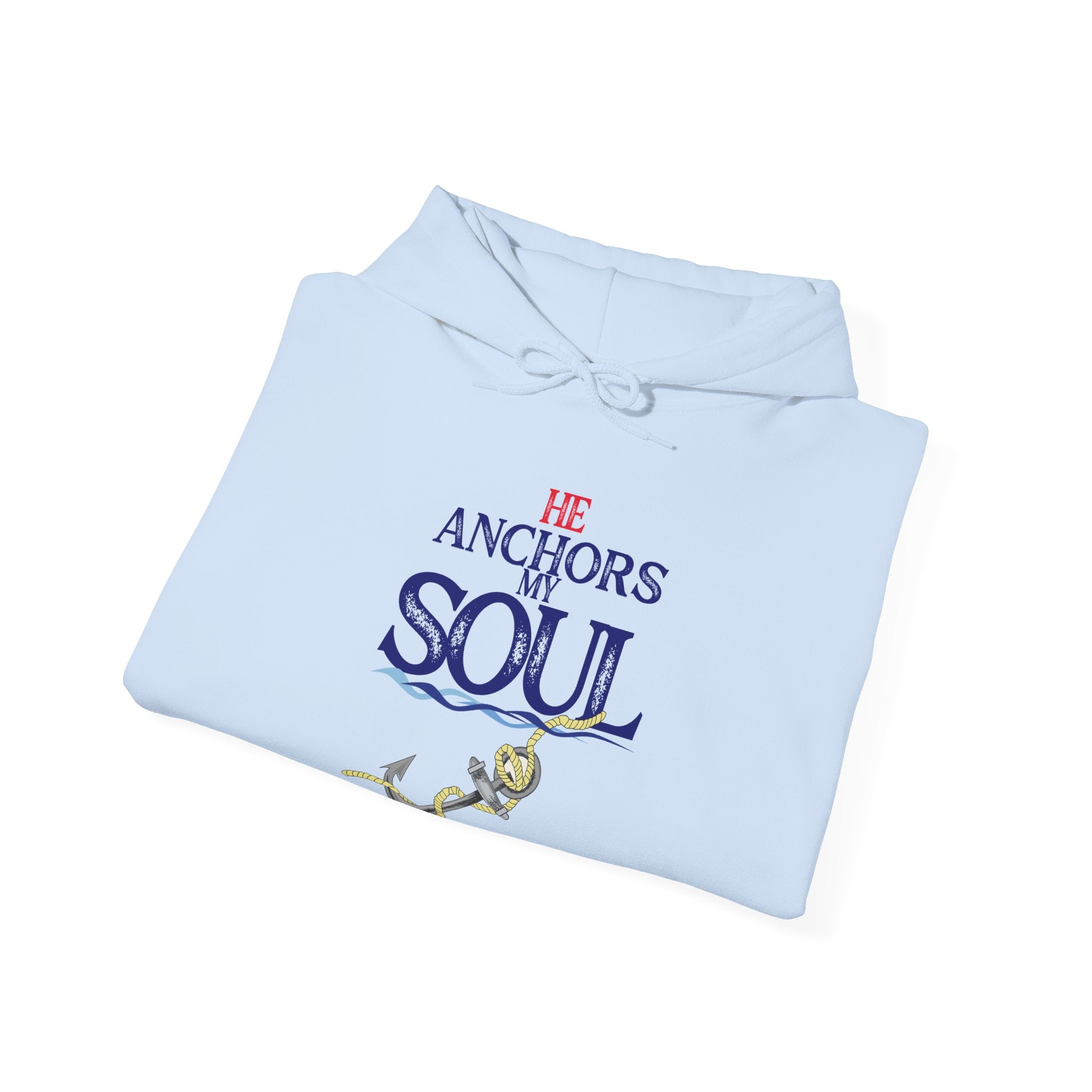 Anchor of My Soul Hoodie - Nautical Anchor & Rope Graphic Sweatshirt