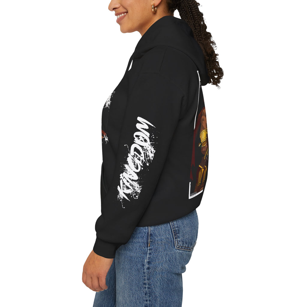 Against Goliath Graphic Hoodie — 'DAVID' Anime-Style Illustration