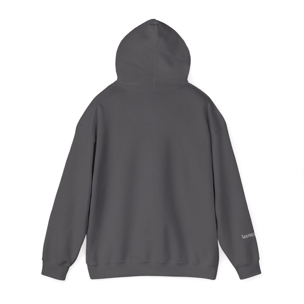 Hoodie — 'Love' Gothic Script Pullover (Love Over Everything)