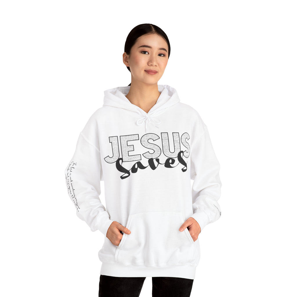 Jesus Saves Hoodie — Christian Inspirational  (“You are reading this, it’s not too late”)