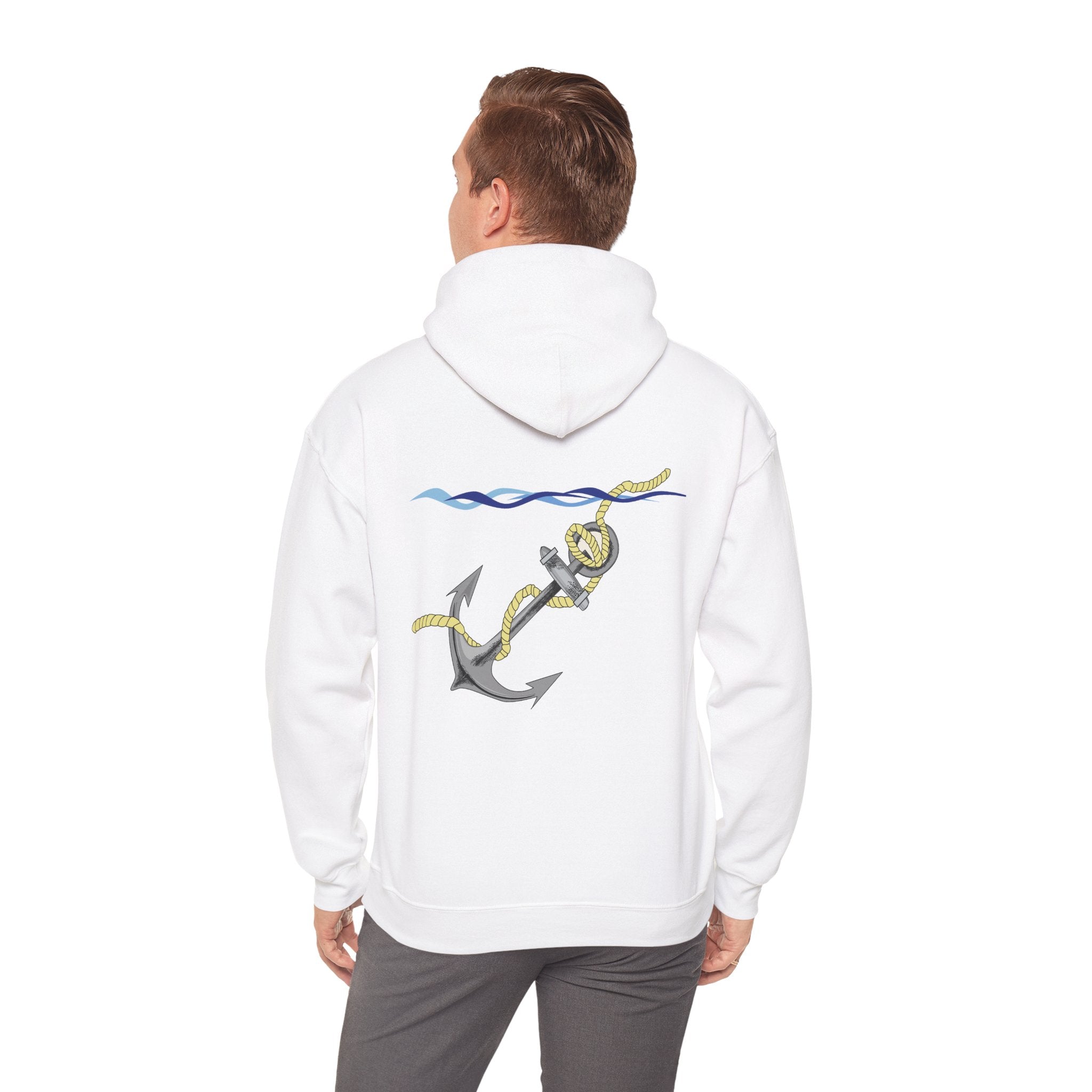Anchor of My Soul Hoodie - Nautical Anchor & Rope Graphic Sweatshirt