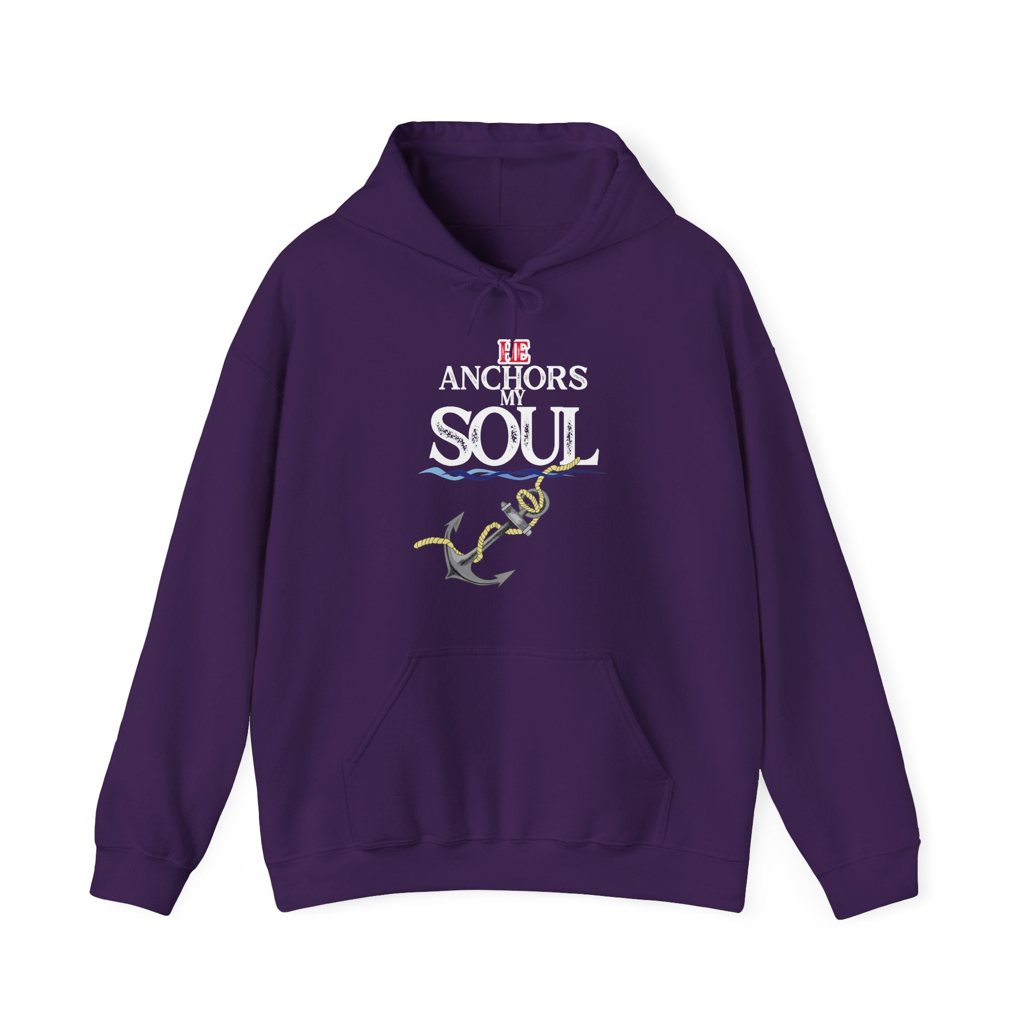 Anchor of My Soul Hoodie - Nautical Anchor & Rope Graphic Sweatshirt