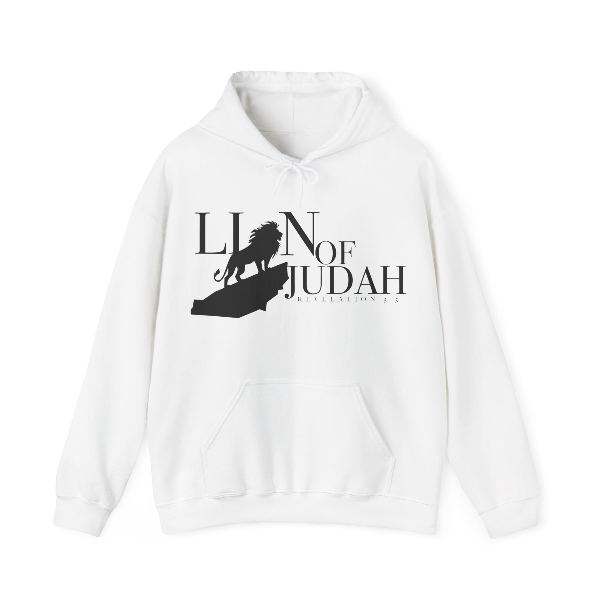 Lion of Judah Hoodie — Christian Faith Lion Silhouette Sweatshirt