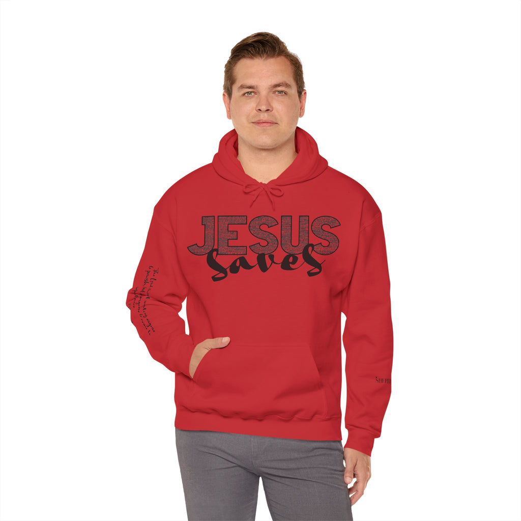 Jesus Saves Hoodie — Christian Inspirational  (“You are reading this, it’s not too late”)