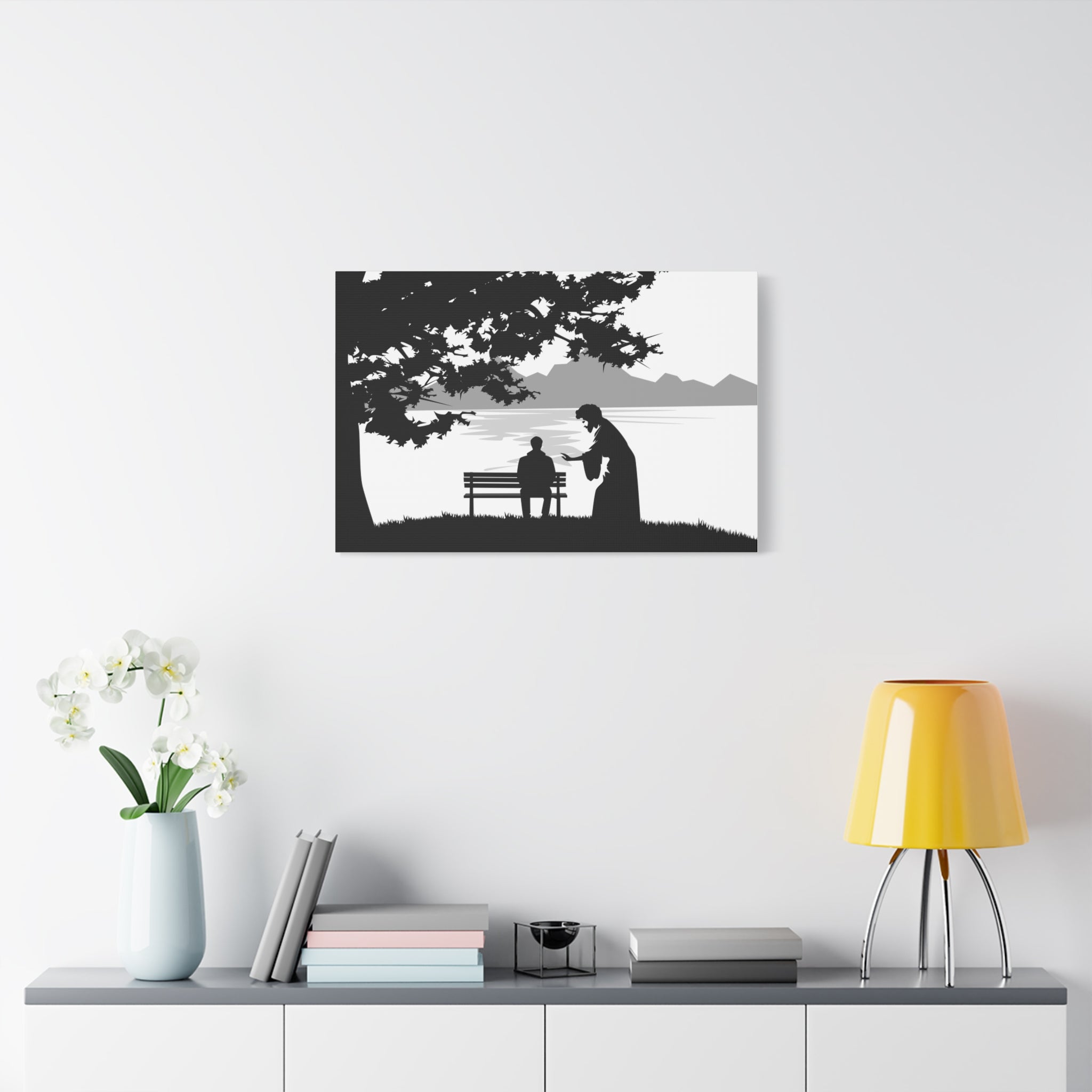 "Alone But Not Alone" Matte Canvas Wall Art — Stretched 1.25"