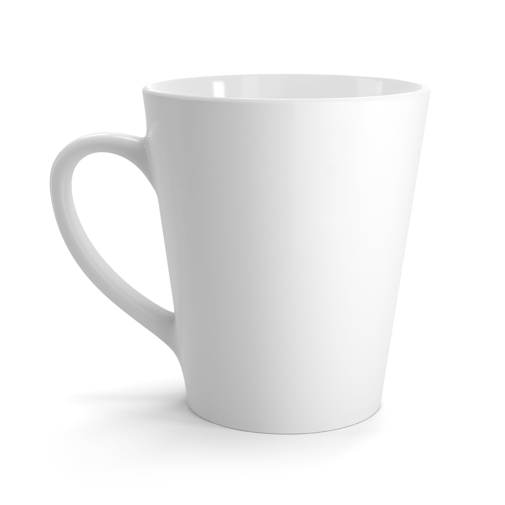 Lion of Judah Latte Mug — Black Silhouette Coffee Cup