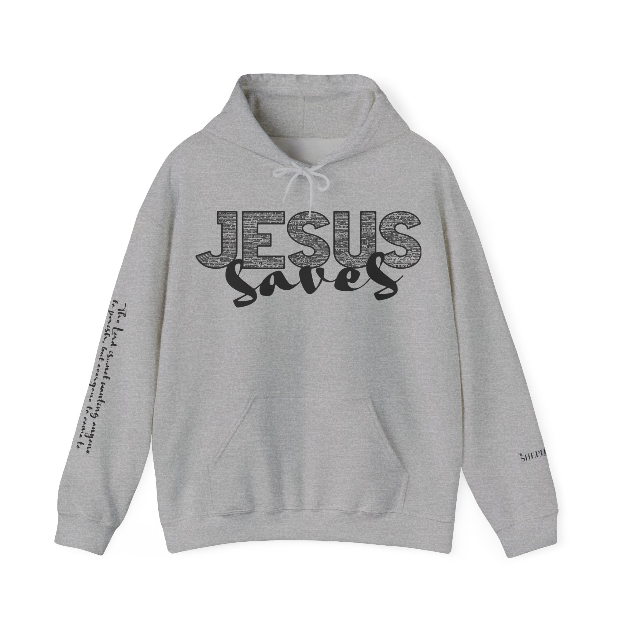 Jesus Saves Hoodie — Christian Inspirational  (“You are reading this, it’s not too late”)