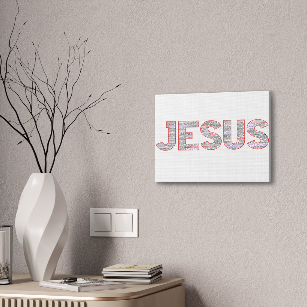 Jesus Canvas Print — Inspirational Christian Wall Art