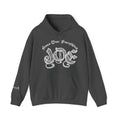 Hoodie — 'Love' Gothic Script Pullover (Love Over Everything)