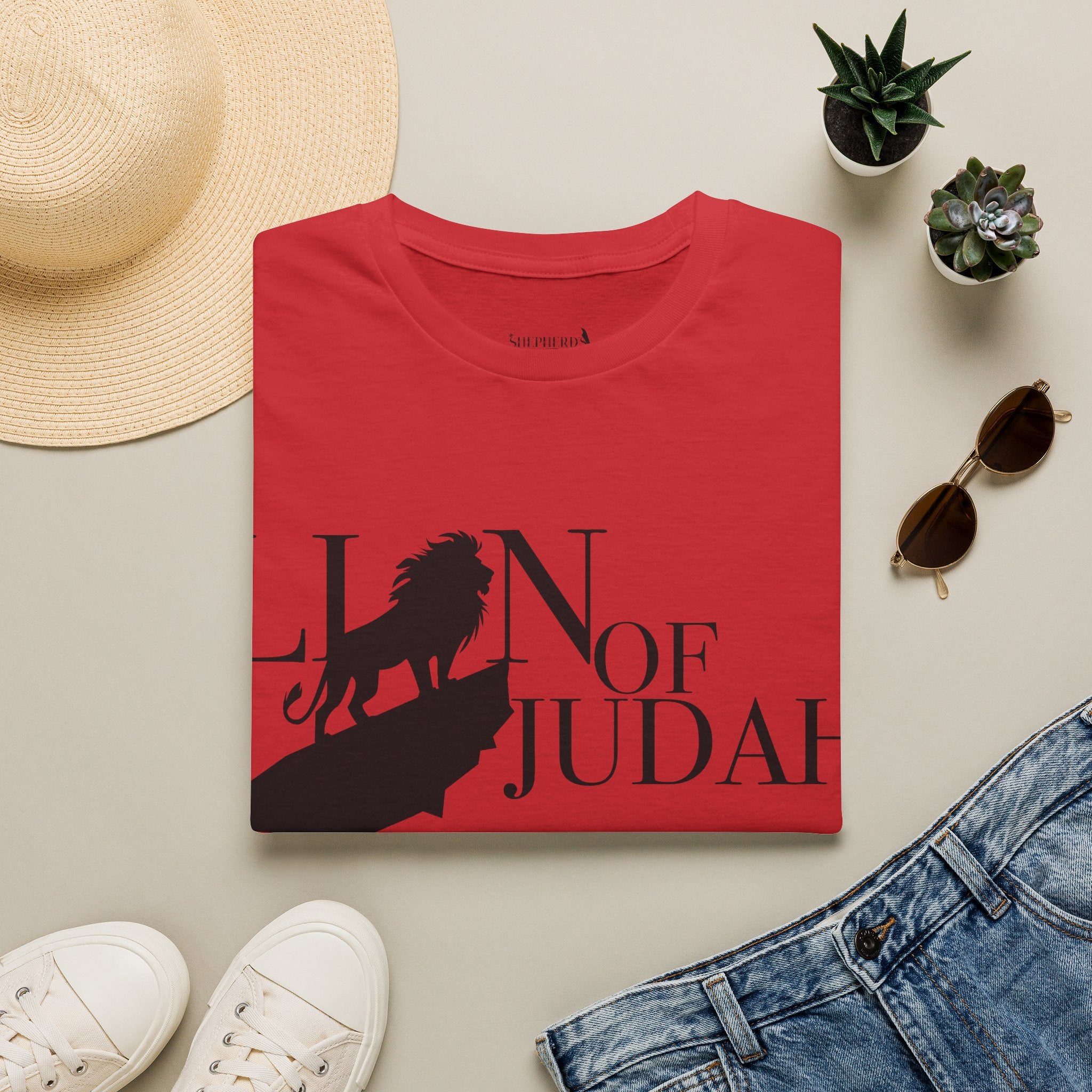 Lion of Judah T‑Shirt — Christian Faith Graphic Tee