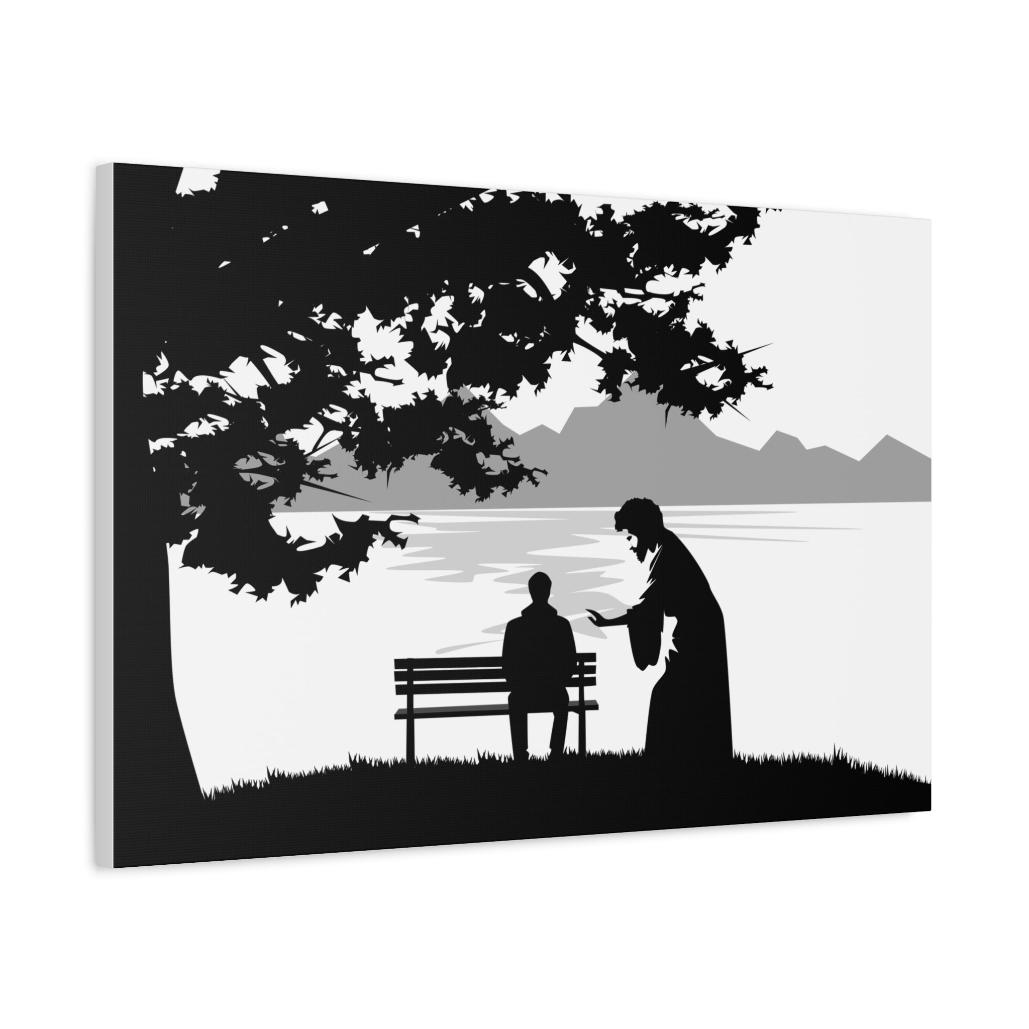 "Alone But Not Alone" Matte Canvas Wall Art — Stretched 1.25"