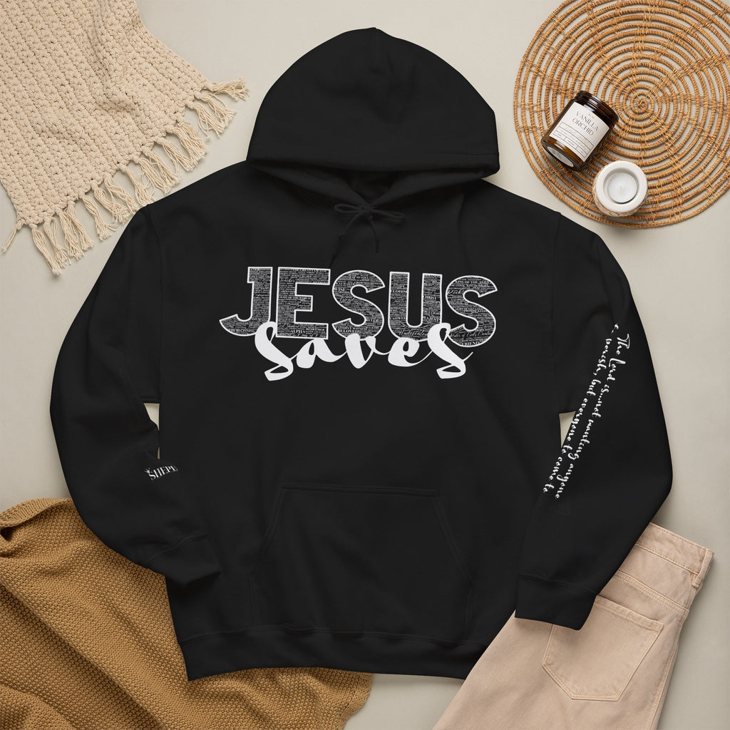 Jesus Saves Hoodie — Christian Inspirational  (“You are reading this, it’s not too late”)