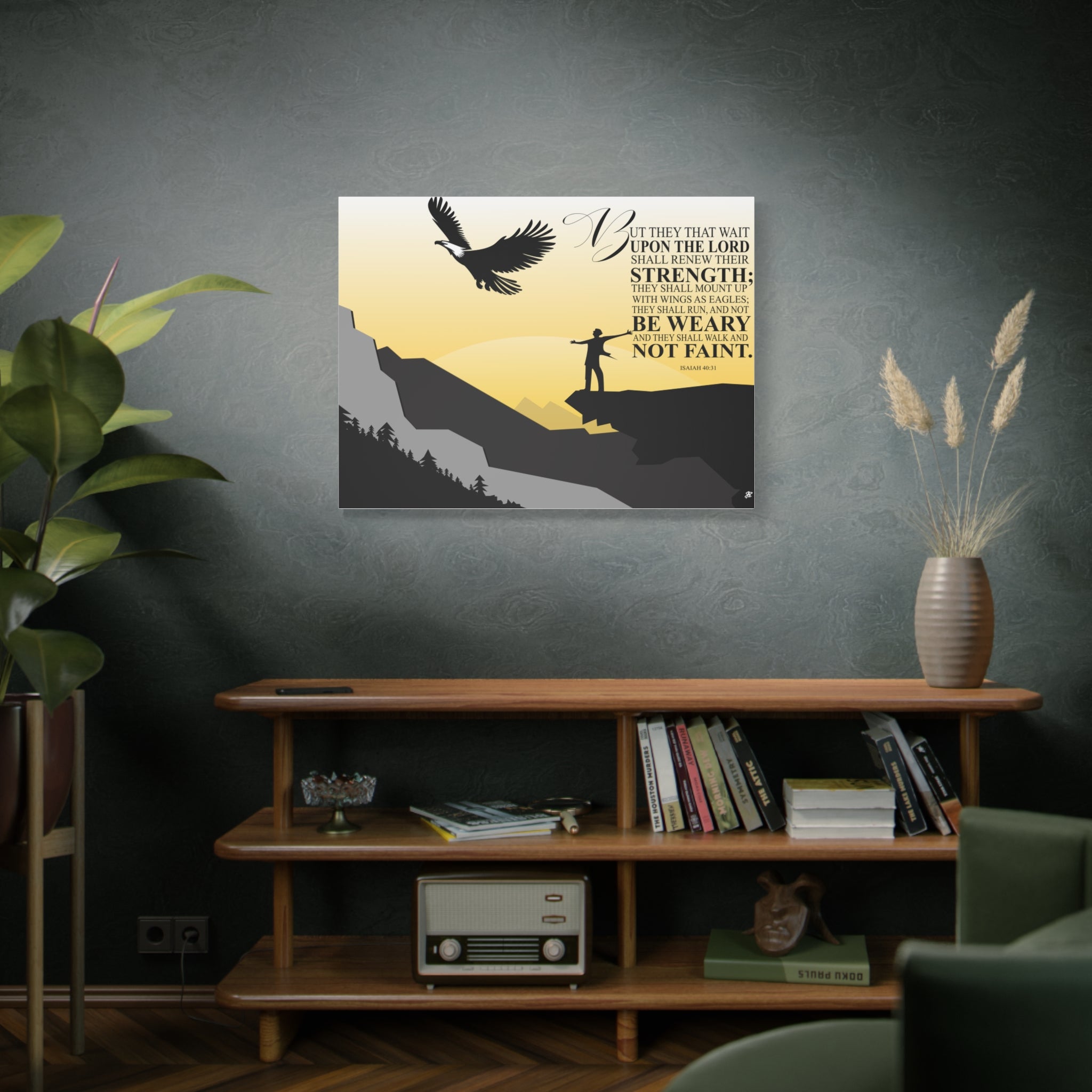 Isaiah 40:31 Canvas — Inspirational Christian Wall Art