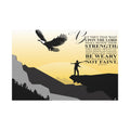 Isaiah 40:31 Canvas — Inspirational Christian Wall Art