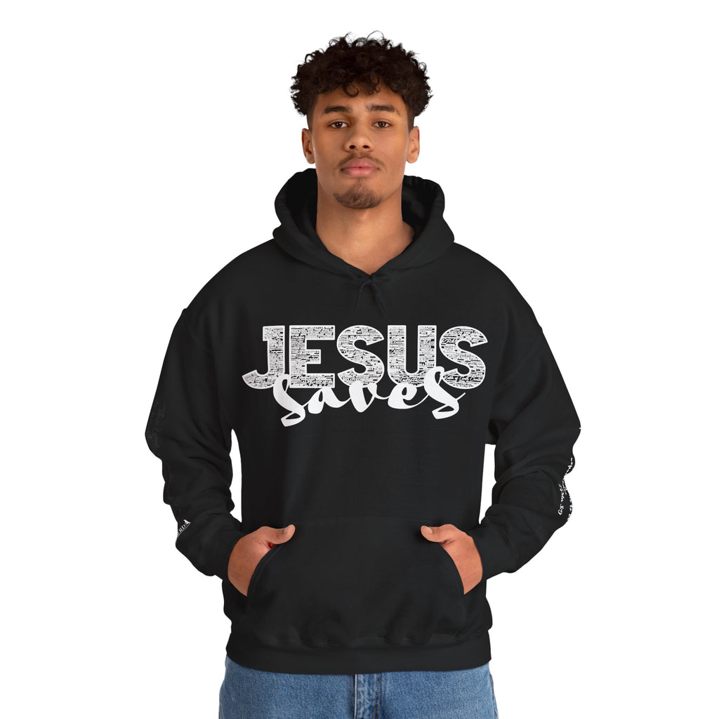 Jesus Saves Hoodie — Christian Inspirational  (“You are reading this, it’s not too late”)