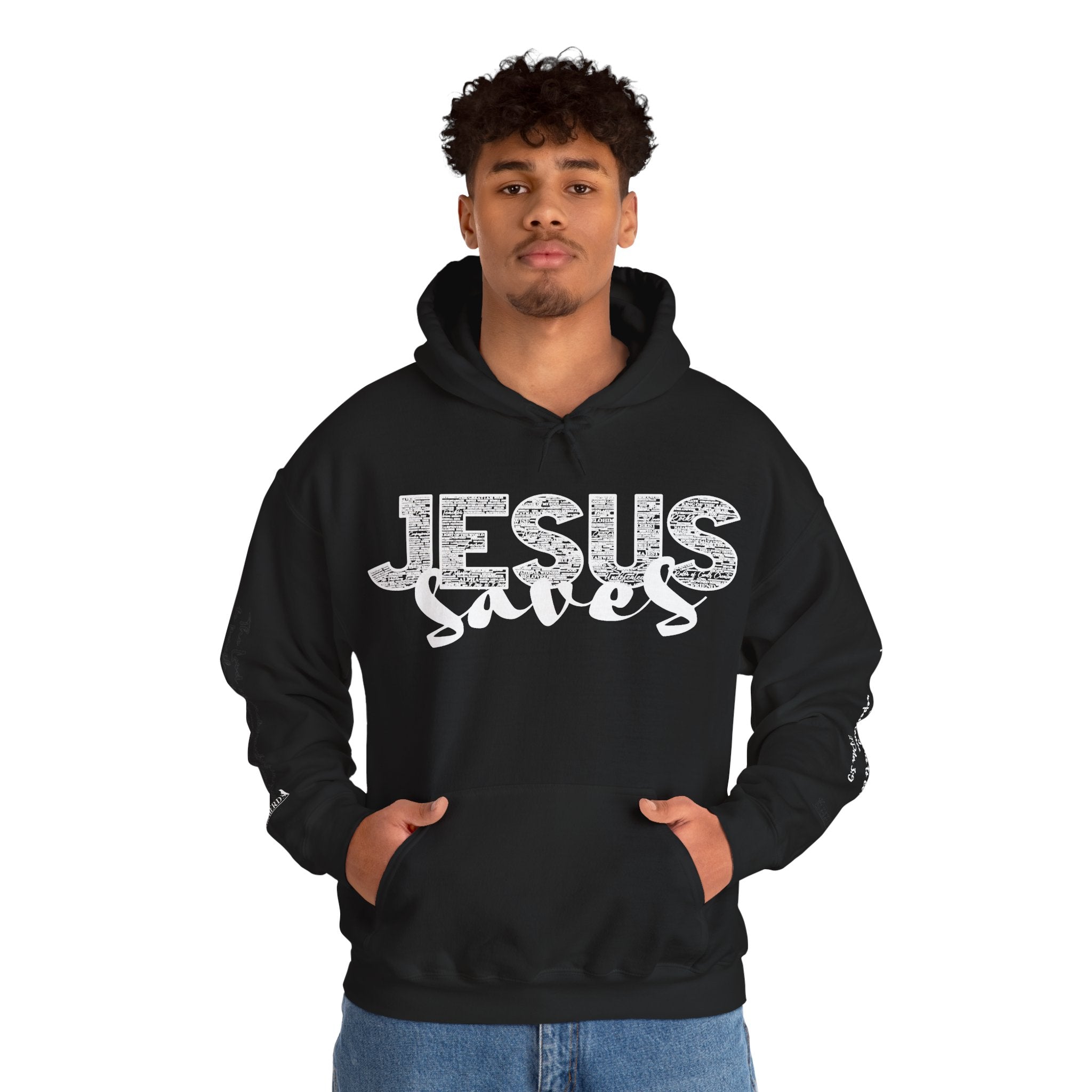 Jesus Saves Hoodie — Christian Inspirational  (“You are reading this, it’s not too late”)