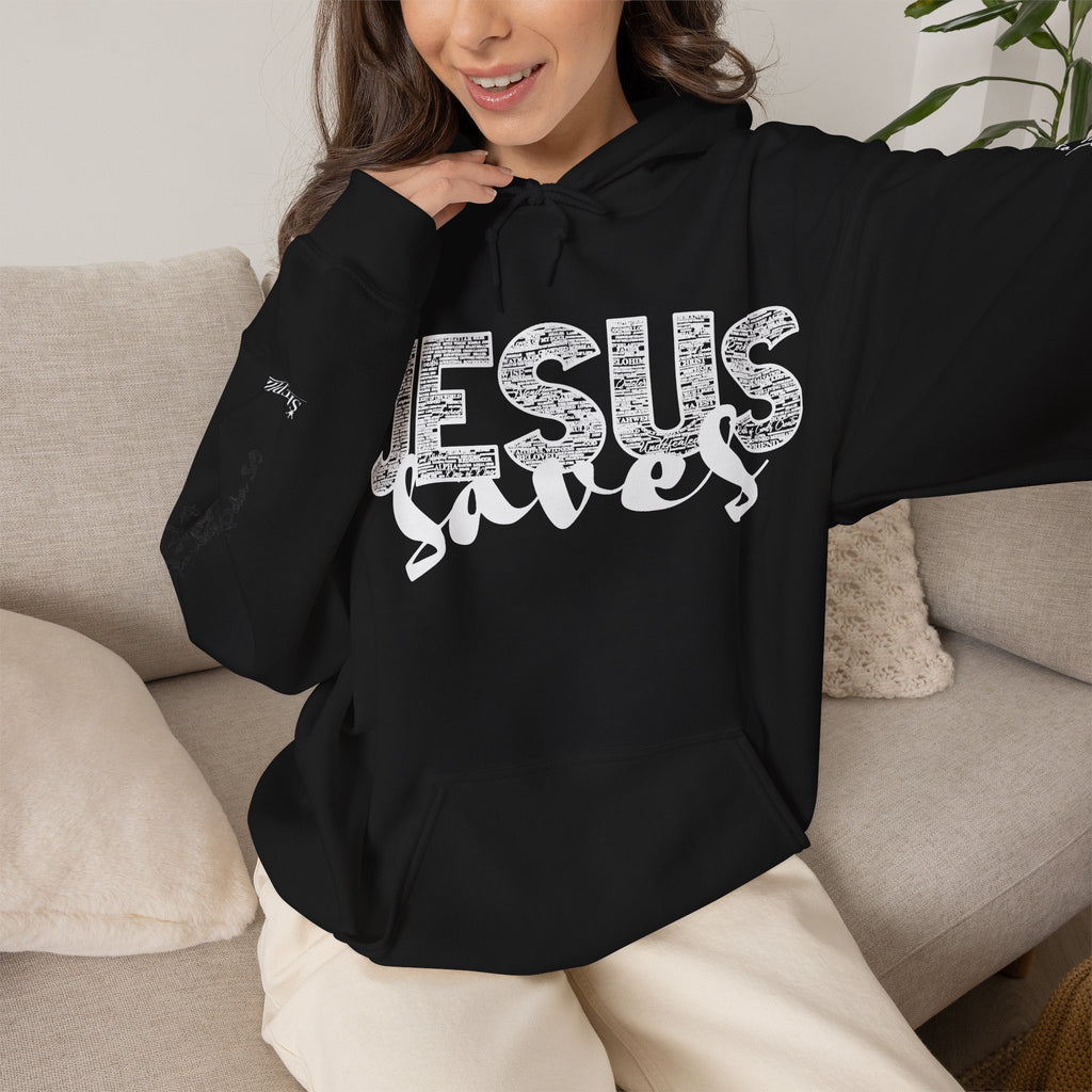 Jesus Saves Hoodie — Christian Inspirational  (“You are reading this, it’s not too late”)