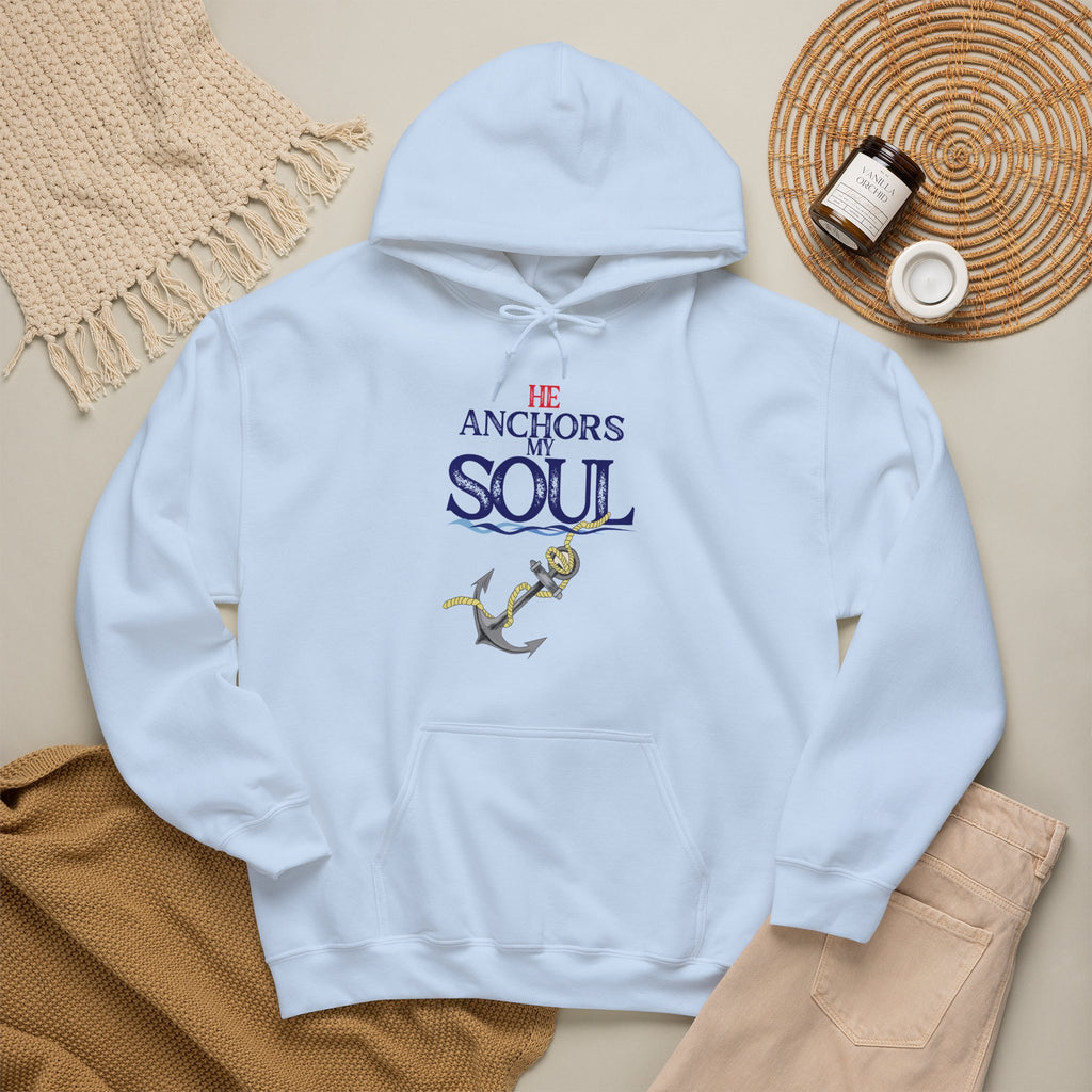 Anchor of My Soul Hoodie - Nautical Anchor & Rope Graphic Sweatshirt