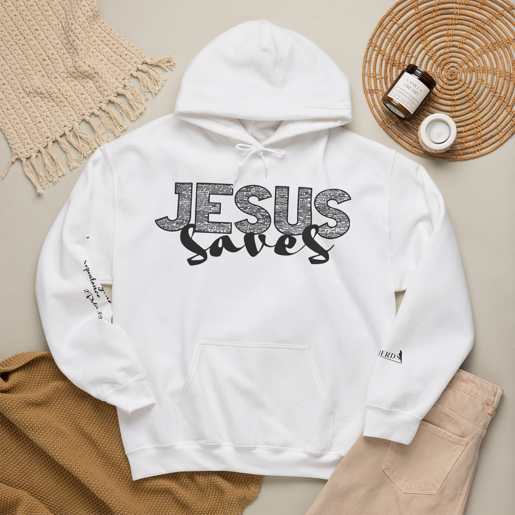 Jesus Saves Hoodie — Christian Inspirational  (“You are reading this, it’s not too late”)