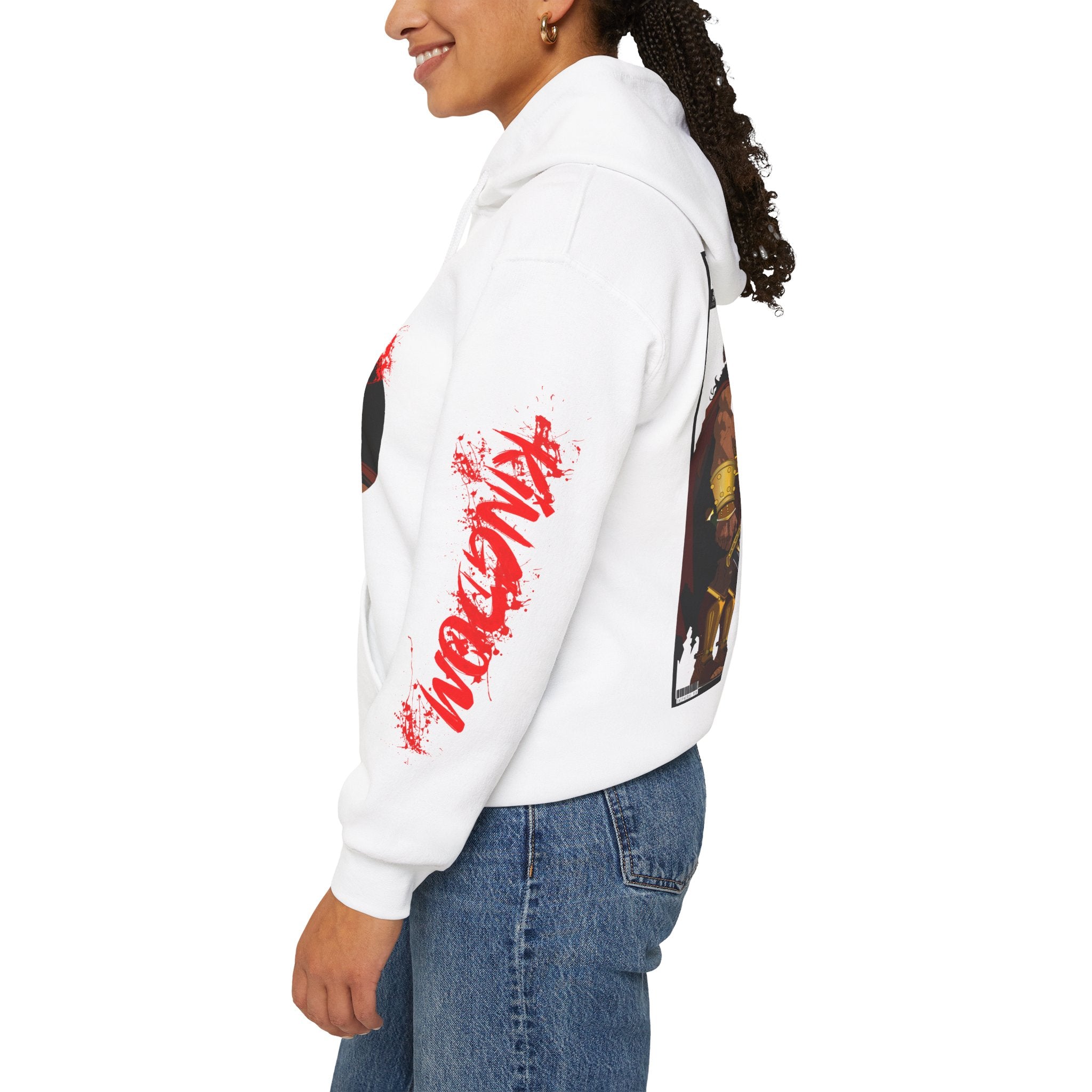 Against Goliath Graphic Hoodie — 'DAVID' Anime-Style Illustration