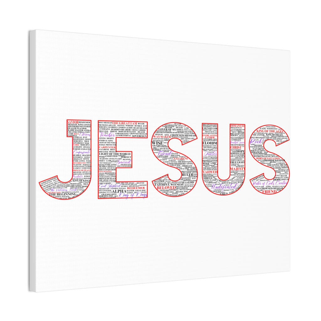Jesus Canvas Print — Inspirational Christian Wall Art