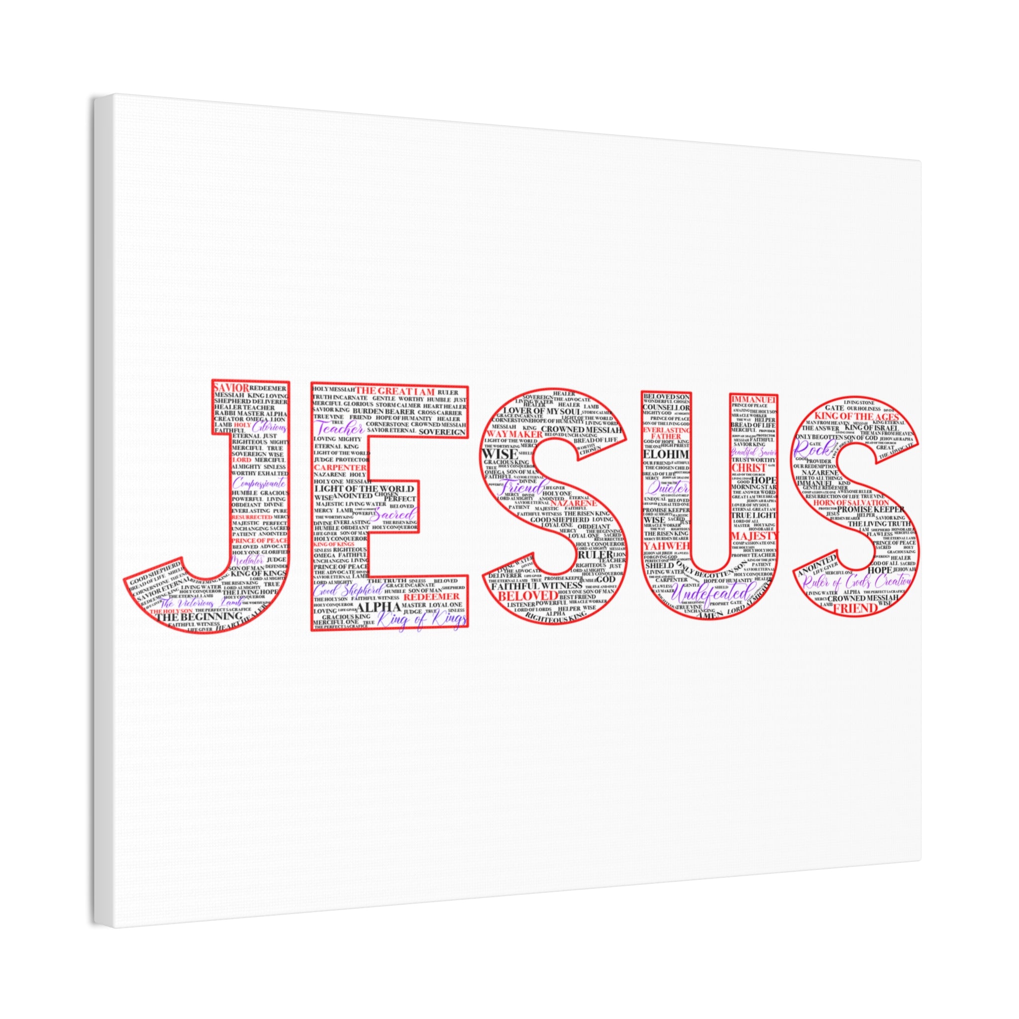 Jesus Canvas Print — Inspirational Christian Wall Art