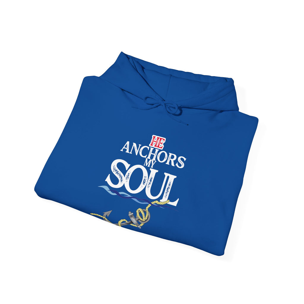 Anchor of My Soul Hoodie - Nautical Anchor & Rope Graphic Sweatshirt