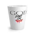 Latte Mug — "God Don’t Like Ugly" Graphic Latte Mug | Edgy Gothic Coffee Cup