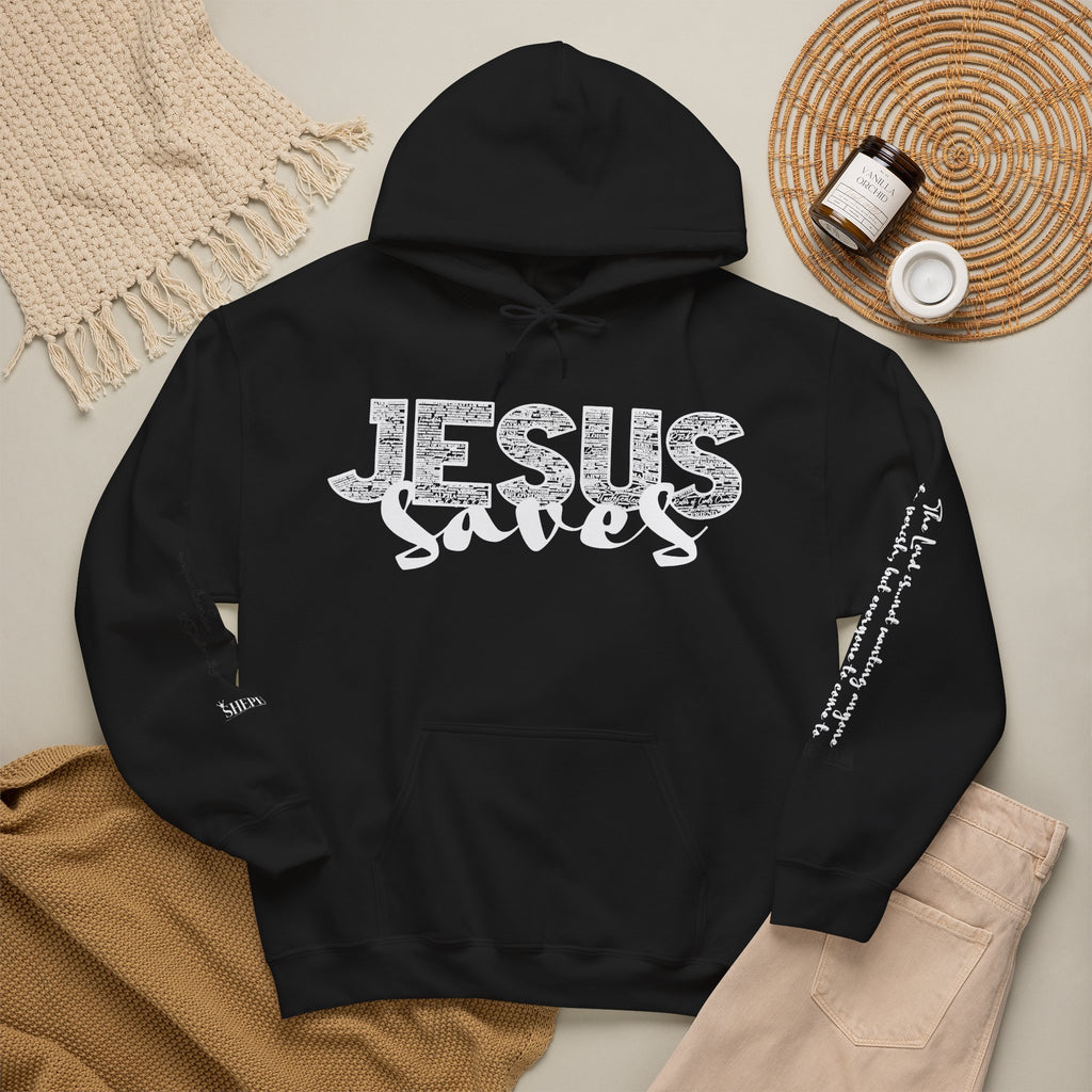 Jesus Saves Hoodie — Christian Inspirational  (“You are reading this, it’s not too late”)