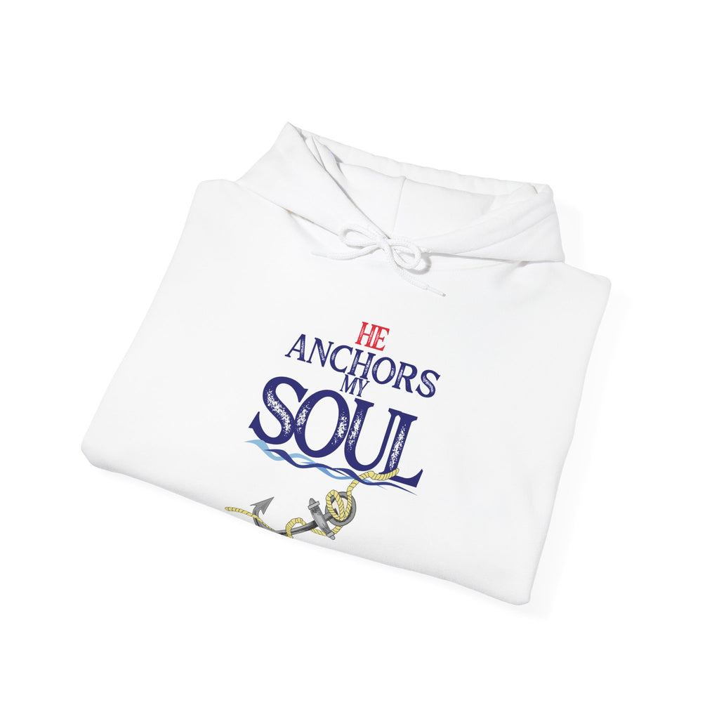 Anchor of My Soul Hoodie - Nautical Anchor & Rope Graphic Sweatshirt