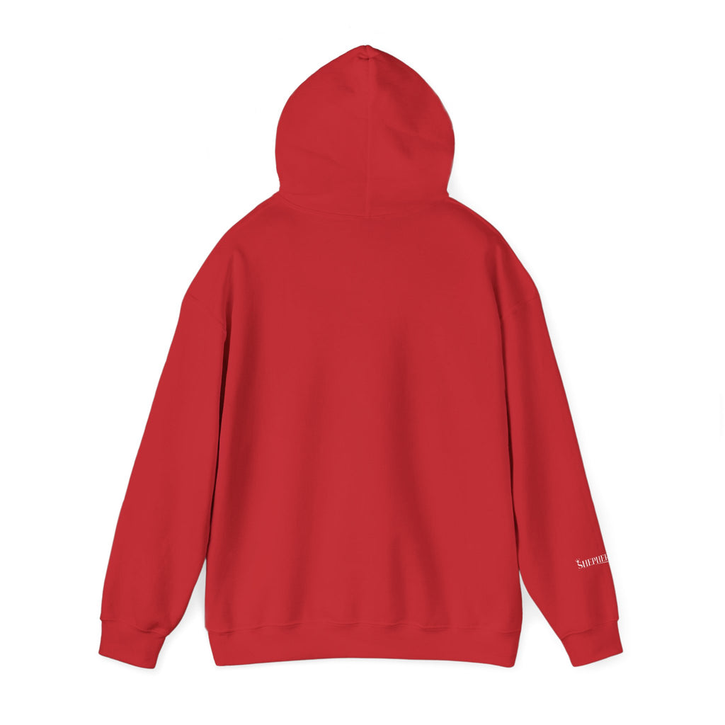 Hoodie — 'Love' Gothic Script Pullover (Love Over Everything)