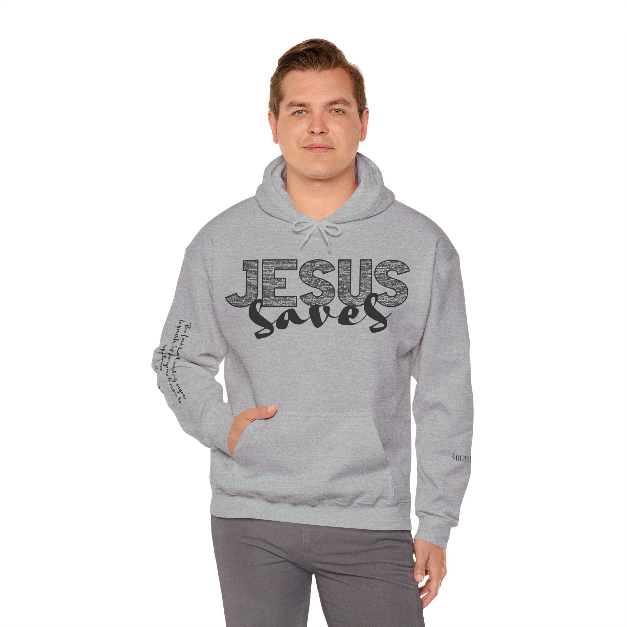 Jesus Saves Hoodie — Christian Inspirational  (“You are reading this, it’s not too late”)