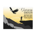 Isaiah 40:31 Canvas — Inspirational Christian Wall Art