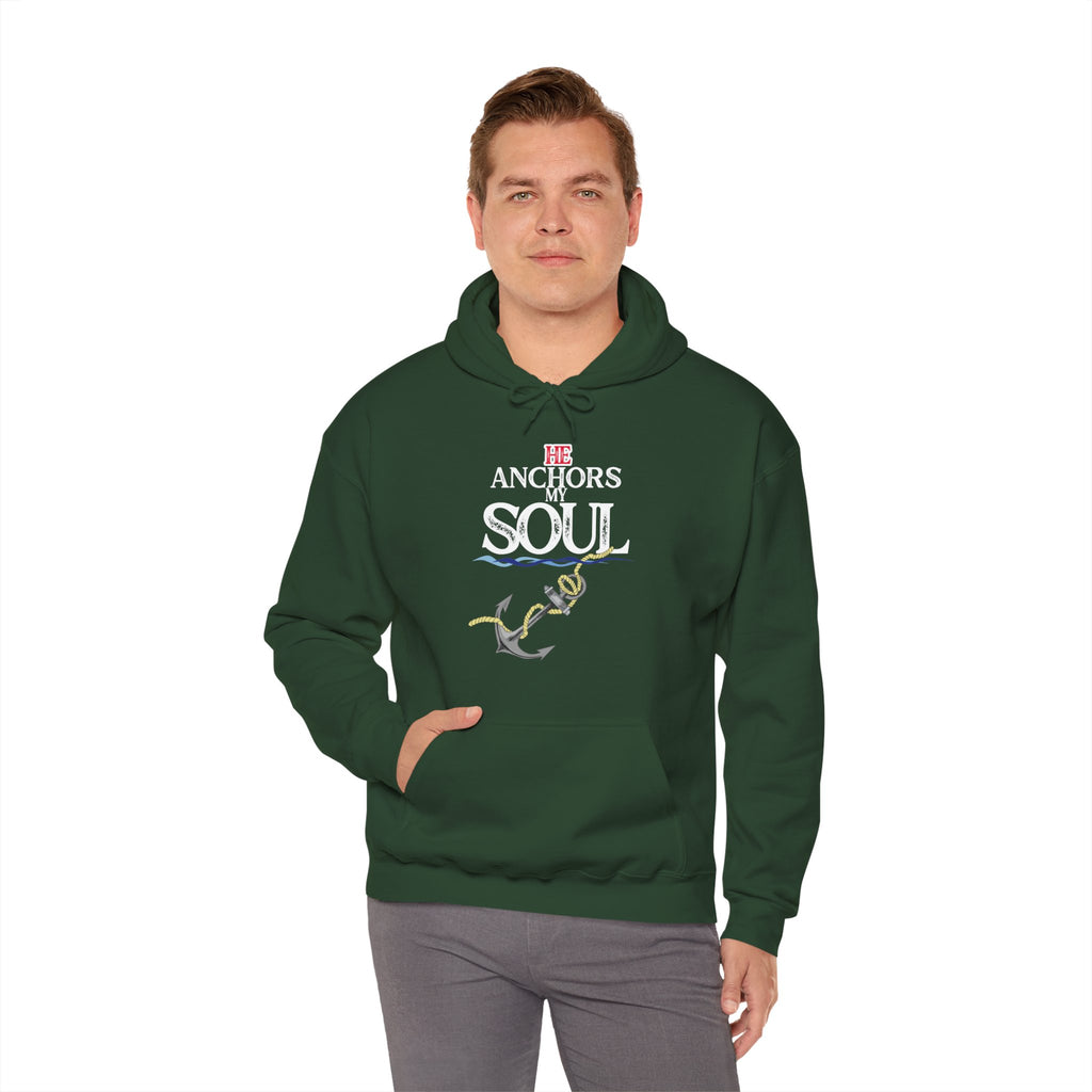 Anchor of My Soul Hoodie - Nautical Anchor & Rope Graphic Sweatshirt
